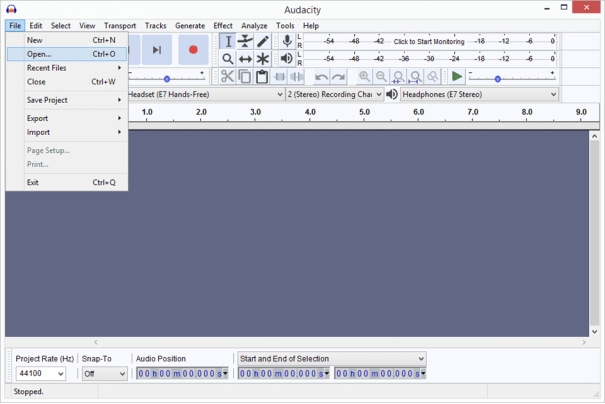 Convertir WAV en MP3 avec Audacity-1