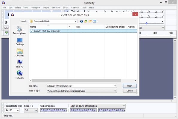Convertir WAV en MP3 avec Audacity-2