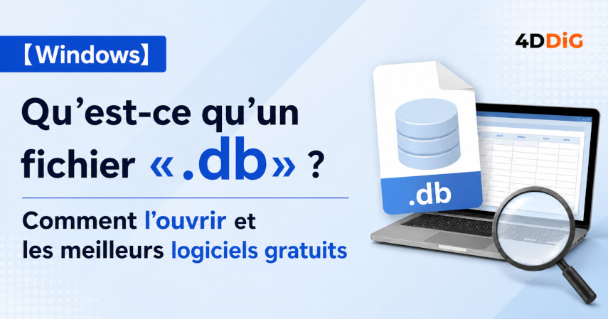Ouvrir le fichier.db