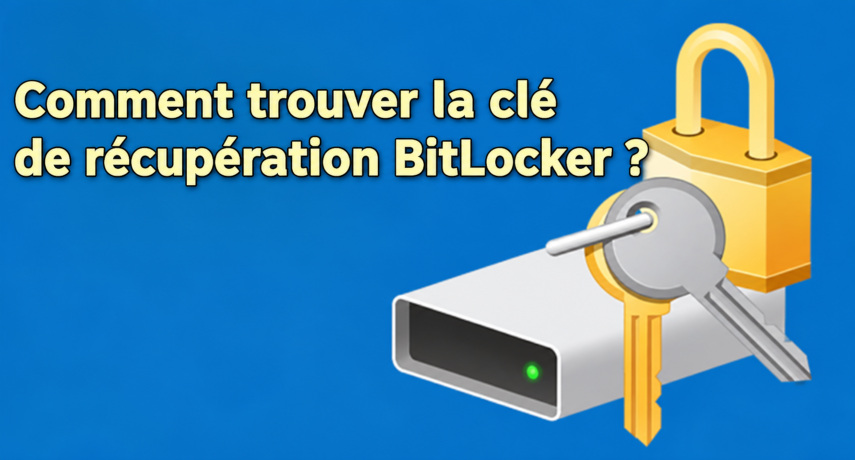comment retrouver la clé de récupération BitLocker