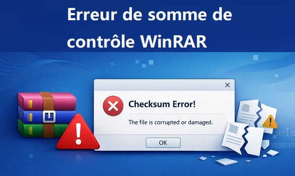 winrar checksum error