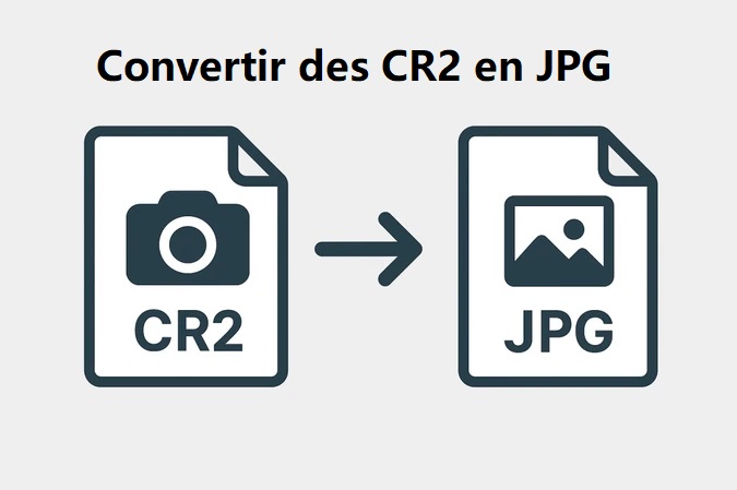convertir un fichier CR2 en JPG