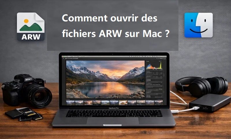 how to open arw files on mac