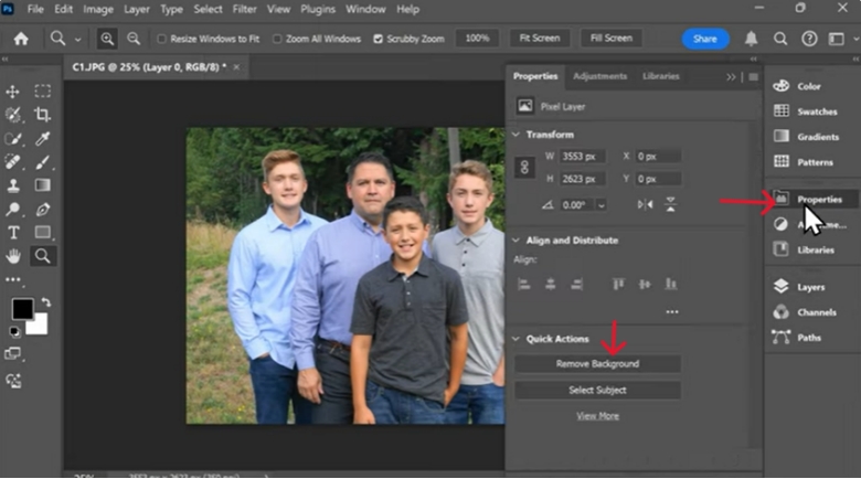 supprimer arriere plan photo gratuit