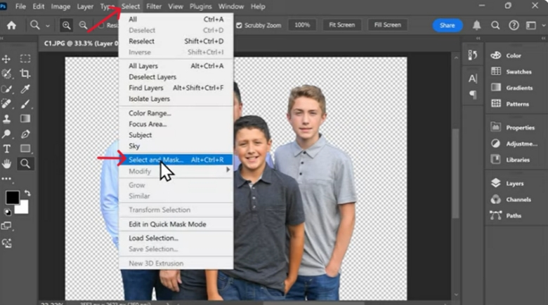 supprimer larrière plan dune photo