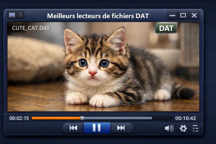 meilleur lecteur de fichiers DAT