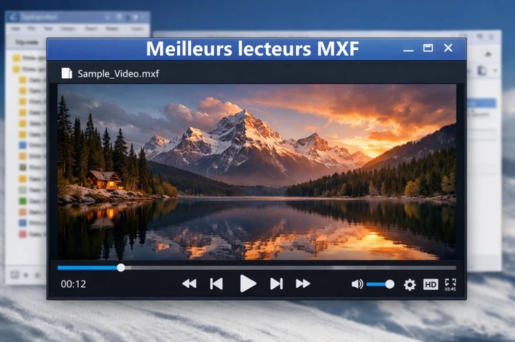 meilleur lecteur mxf