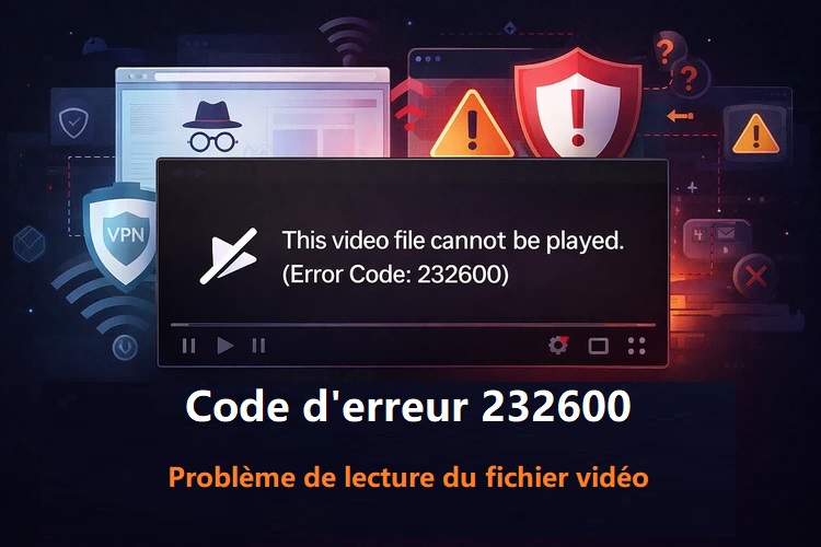 correction du code d’erreur 232600
