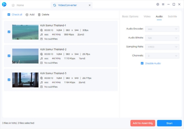 supprimer le son des vidéos avec Any Video Converter-2
