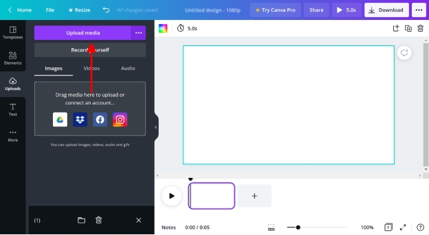 Supprimer le son des vidéos avec Canva-1