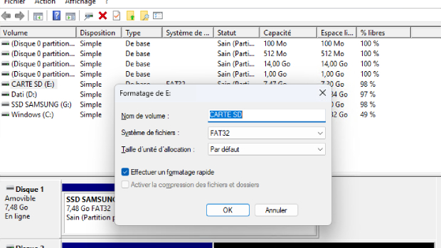 delete sd card on different devices 3