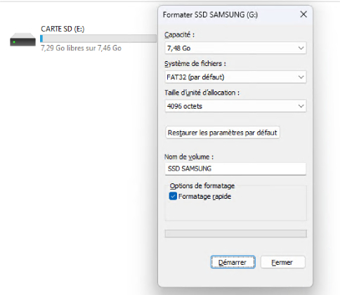 delete sd card on different devices 4