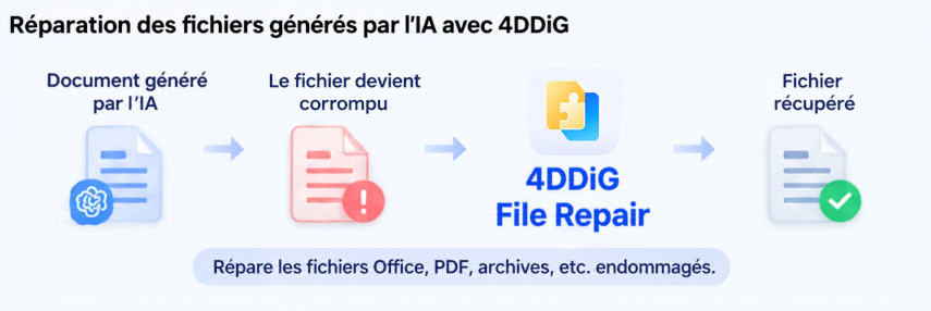 réparation de fichiers générés par l’IA avec 4DDiG