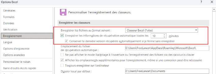 restore an unsaved excel file from autorecover