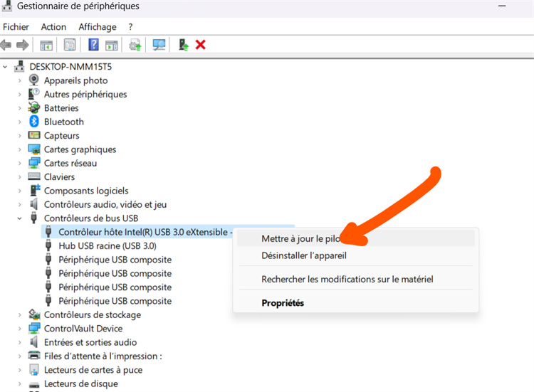 select device manager