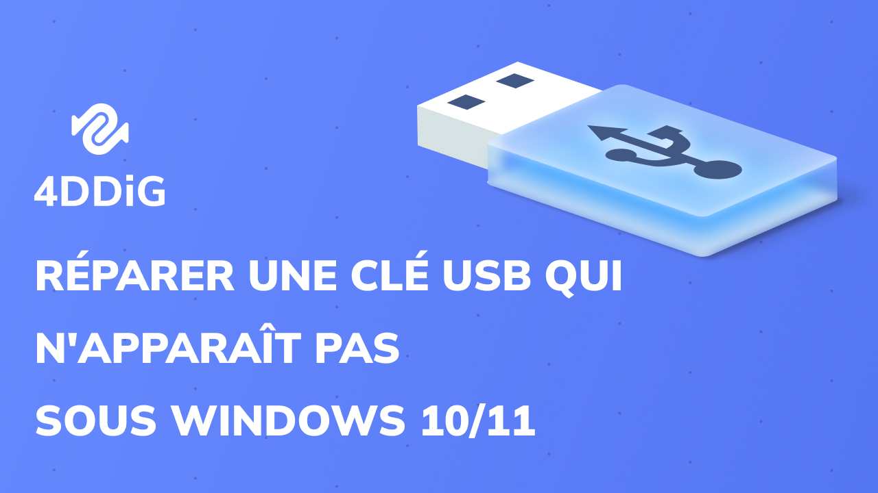 Clé USB non reconnue : les solutions pour Windows