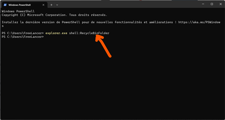 ou se trouve la corbeille