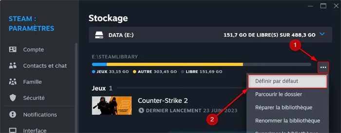 changer l'emplacement d'un jeu steam-4
