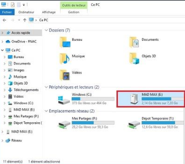 click on my computer