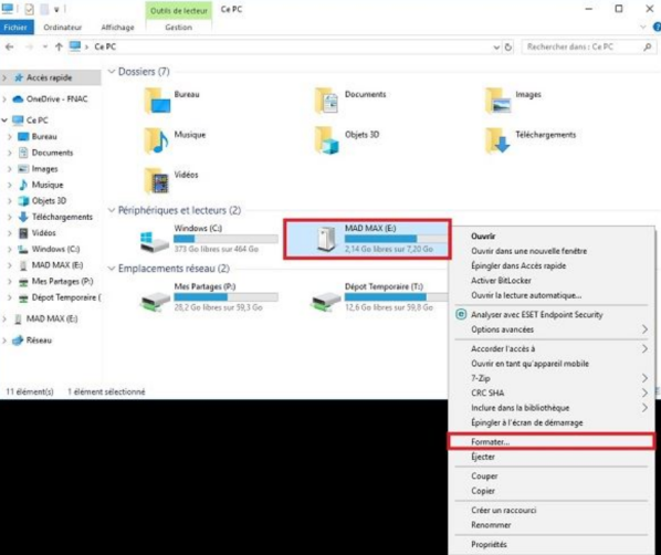 click on format icon