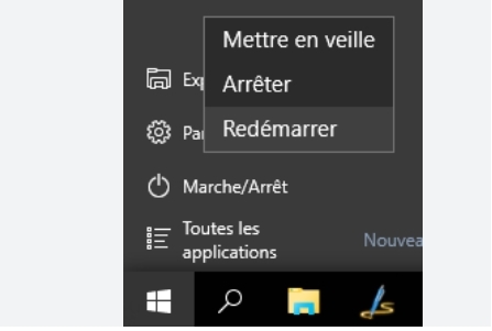 restart your computer