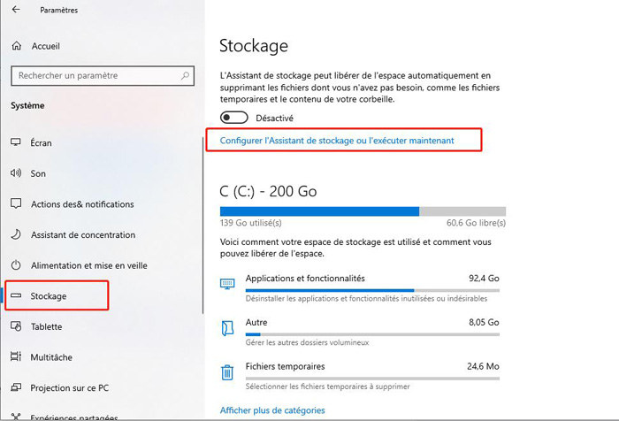 supprimer les fichiers temporaires