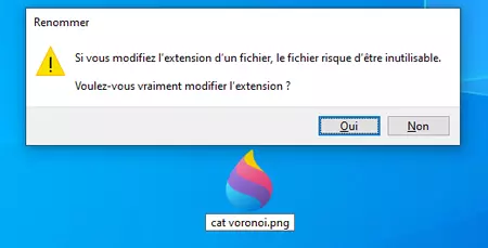 renaming file extension