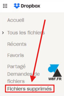 deleted files folder