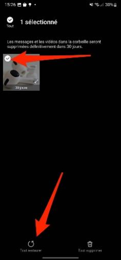 hit the restore icon