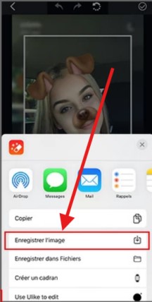 Click on export snap to recover  deleted Snapchat photos