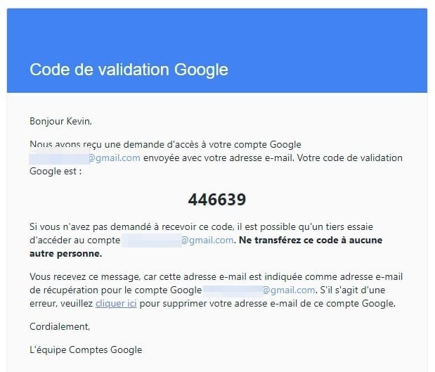 recover gmail