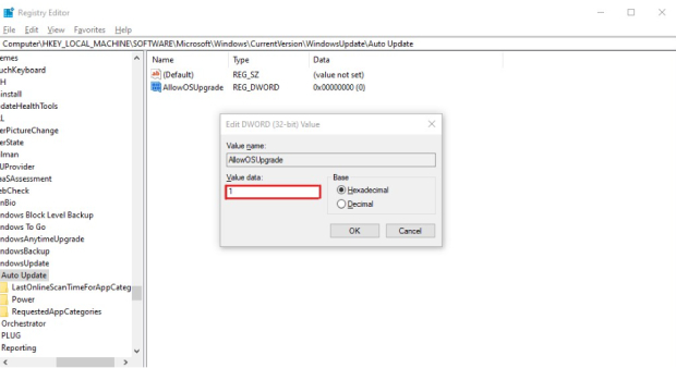 fix Windows 10 error code 0x80072f8f - 0x20000