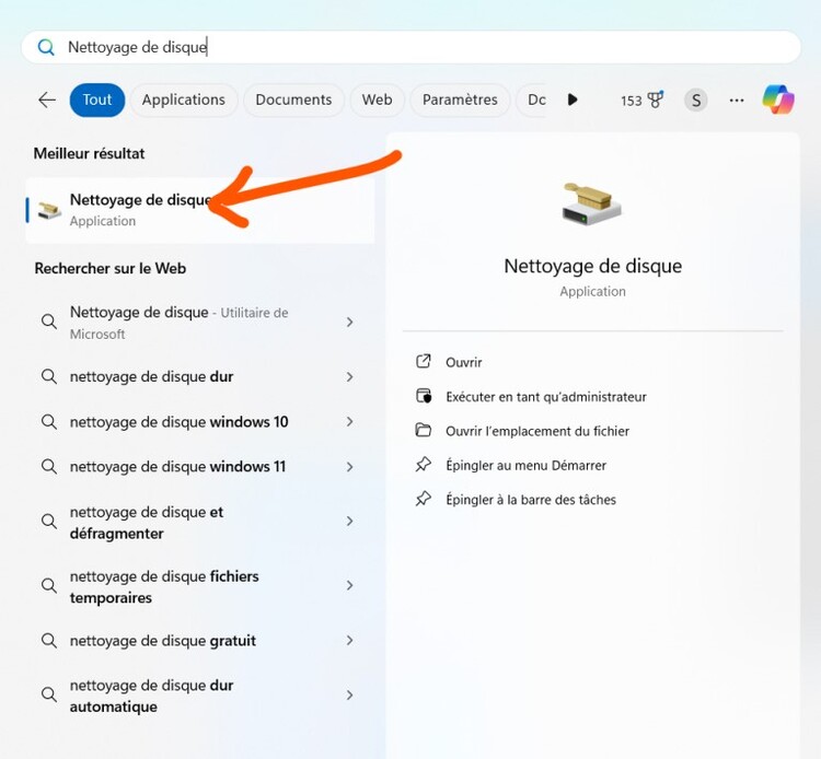 run disk cleanup tool to clean junk files on pc-step 1