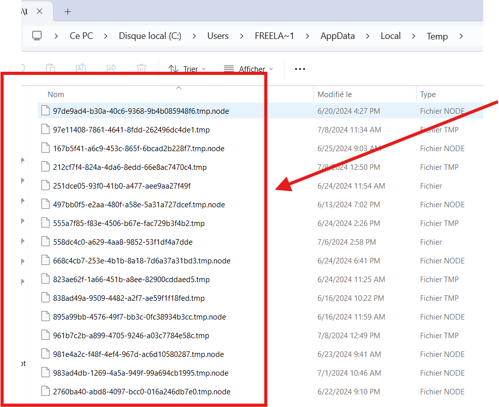 récupérer Power Bi non enregistré à partir du dossier de fichiers temporaires