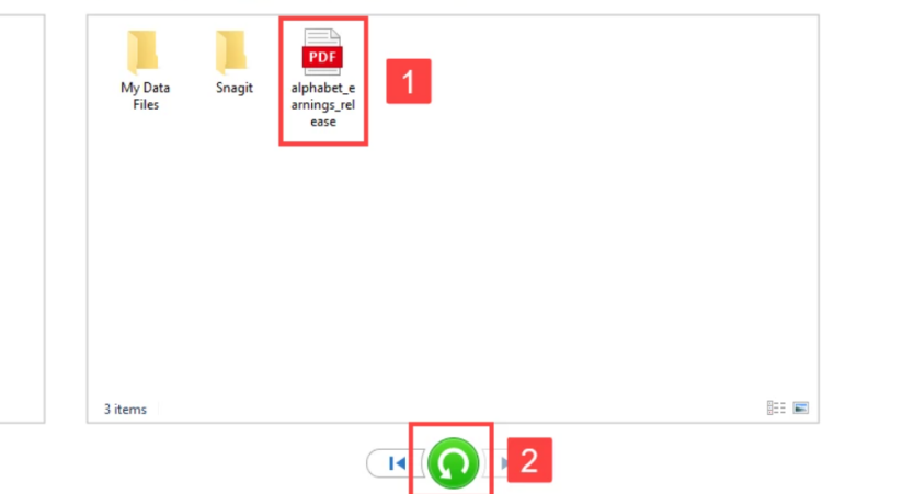 récupérer un pdf perdu