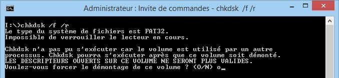 Utiliser CHKDSK