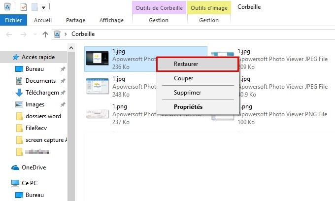 restore recycle bin