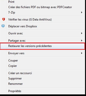 Versions précédentes