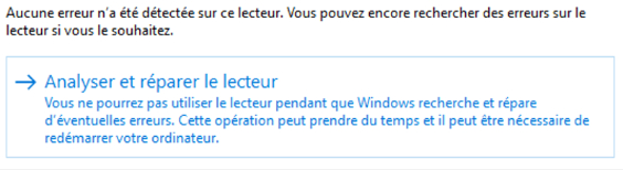 restaurer un disque dur externe