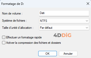 restaurer un disque dur externe