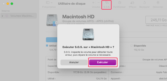 restaurer un disque dur externe