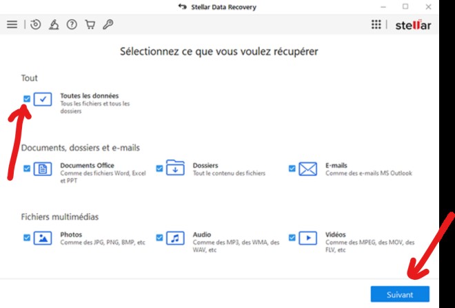 use stellar data recovery