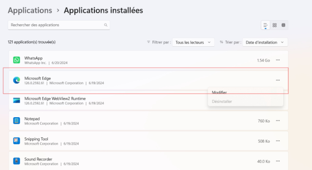 remove it from the system