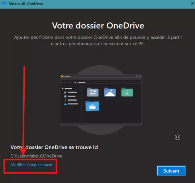 move onedrive to another drive