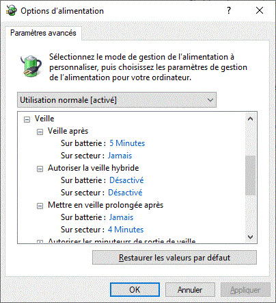 Fix Blue Screen through power setting