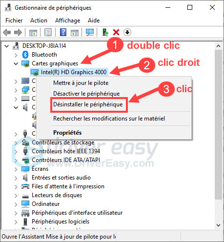 uninstall and install graphics and display drivers