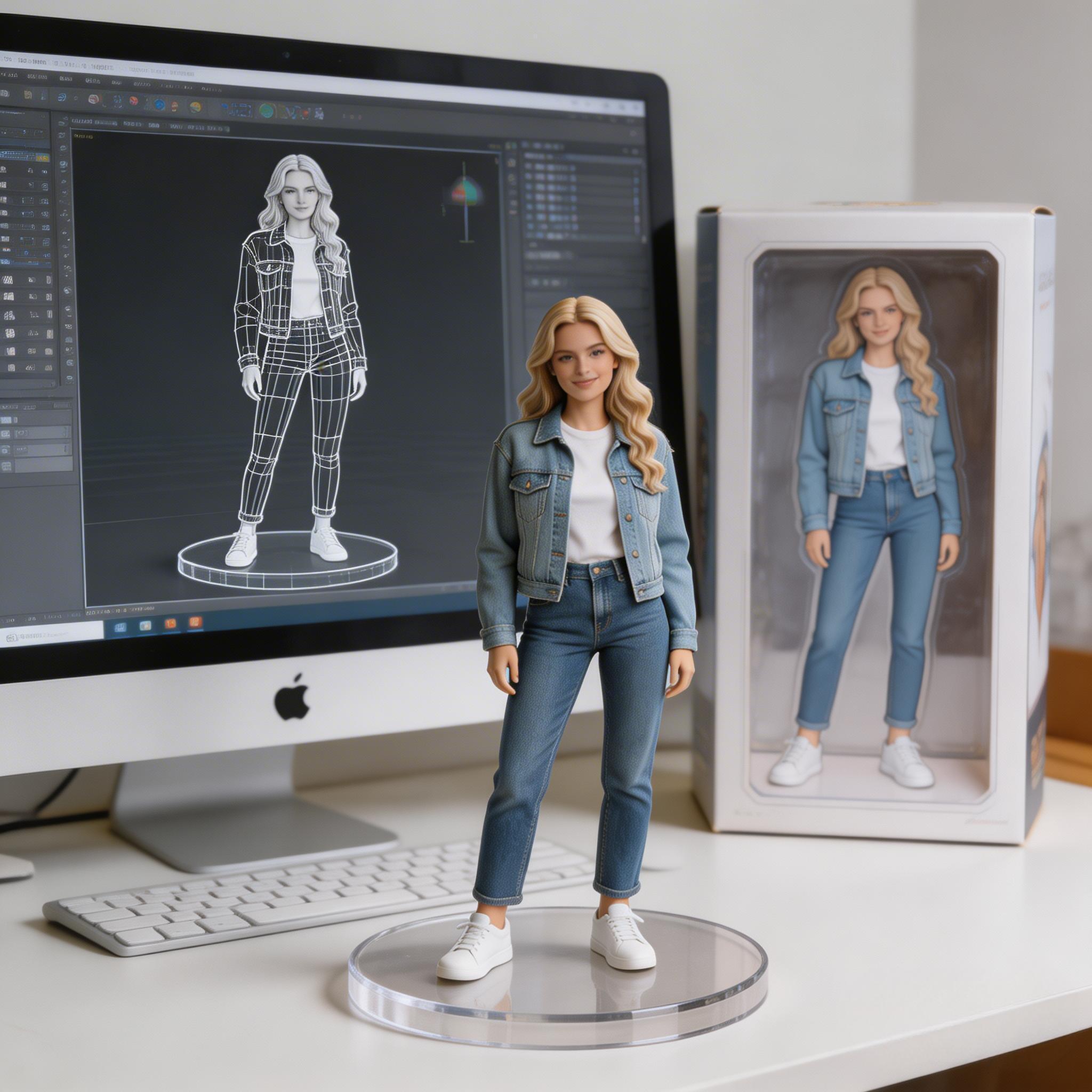 ai 3d model action figure