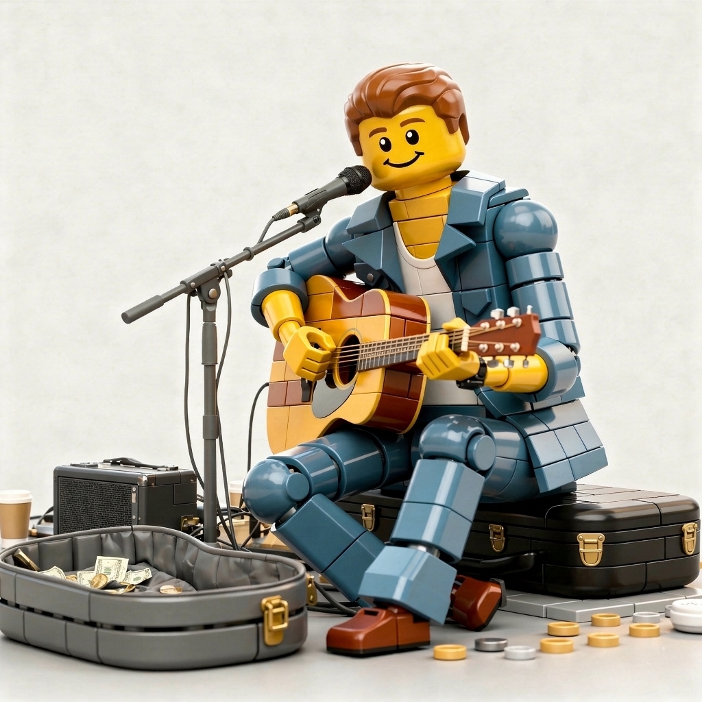 ai custom brick character