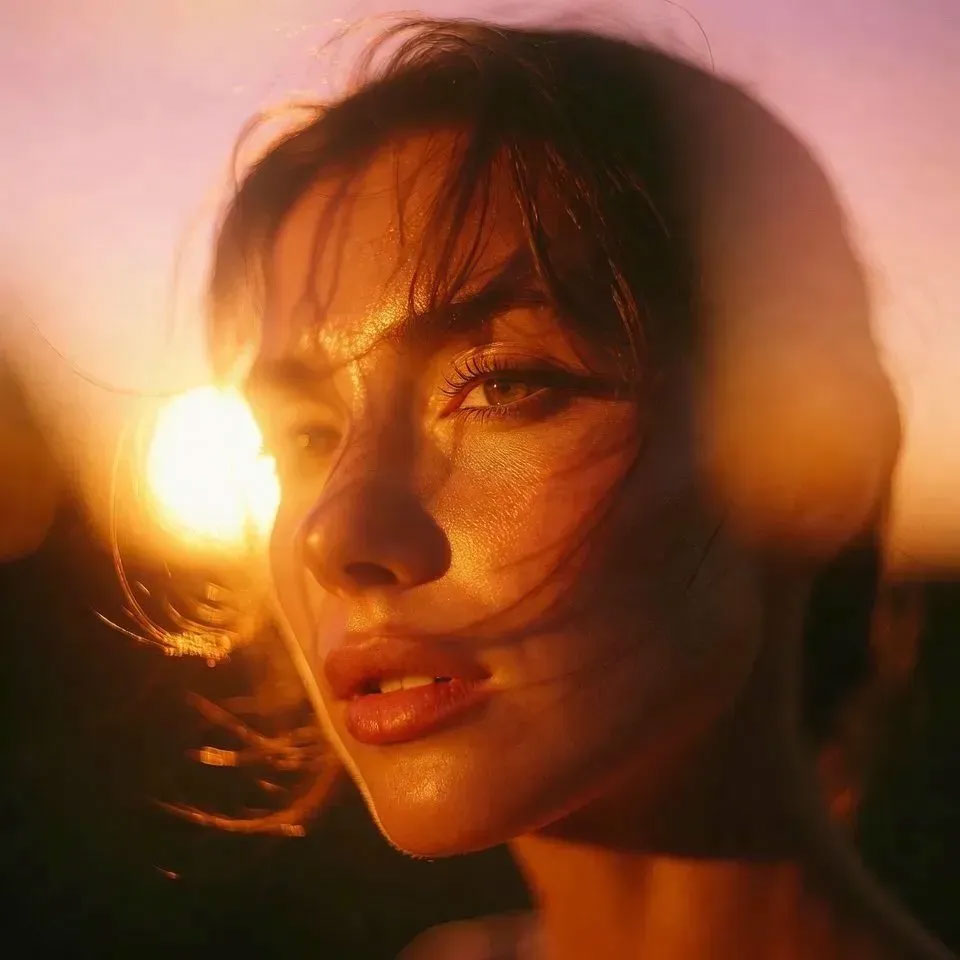 ai golden hour cinematic photo