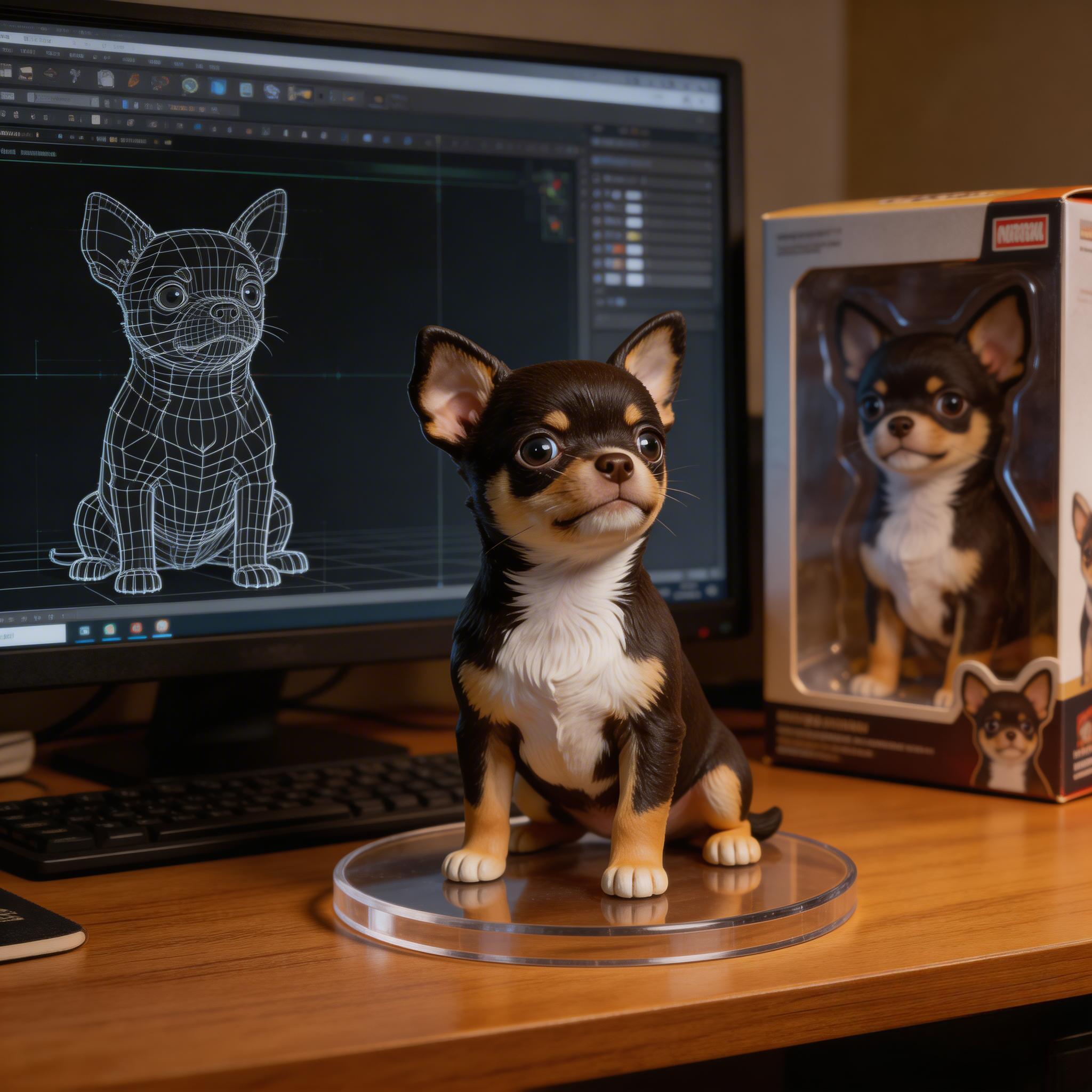 ai pet action figure